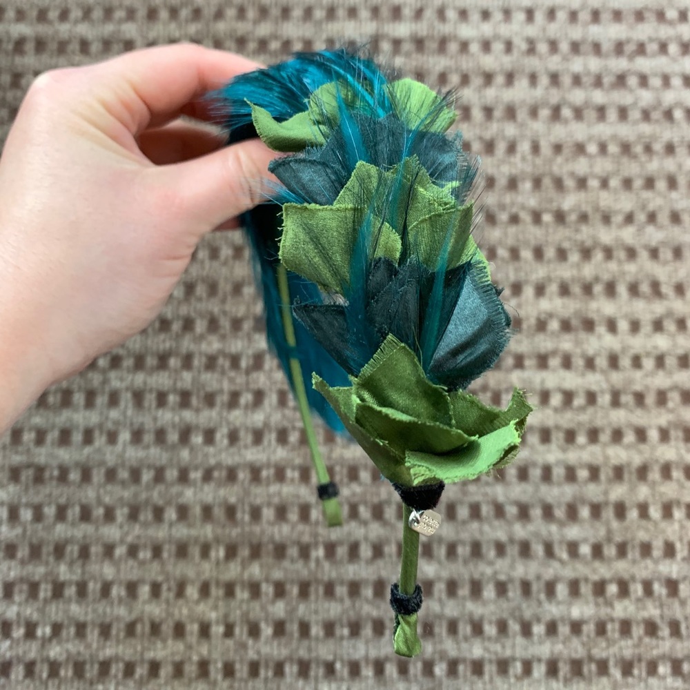 Colette Malouf Feather Headband